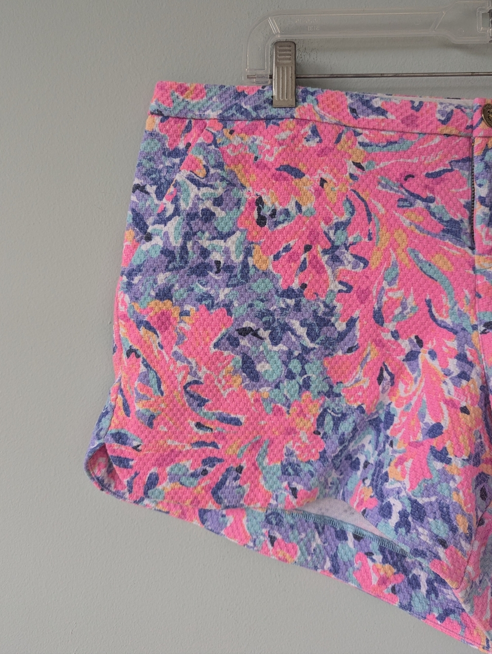 Lilly Pulitzer Women's Adie Colorful Textured Casual Shorts - Picture 4 of 9